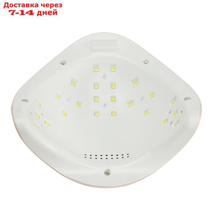 Лампа для гель-лака JessNail SUN 5, UV/LED, 48 Вт, таймер 10/30/60 сек, розовая - фото 3 - id-p224150170