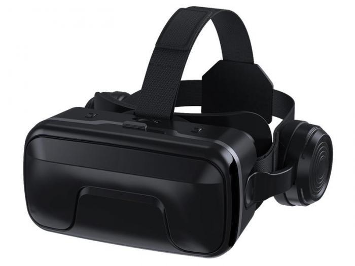 Очки виртуальной реальности Ritmix RVR-400 черный виртуальный шлем 3D - фото 1 - id-p223666337