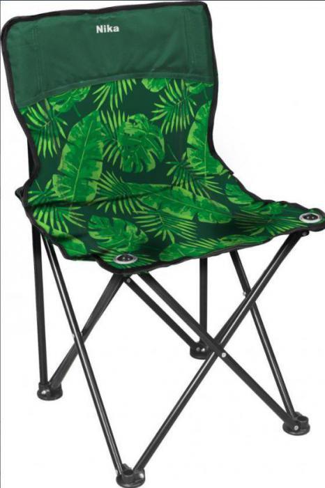 Стул походный туристический складной зеленый Nika ПСП1/2 кресло кемпинговое для пикника рыбалки - фото 1 - id-p223962375