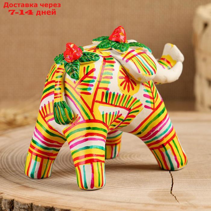Филимоновская игрушка "Слон" 10 см - фото 10 - id-p224150213