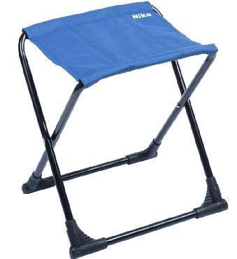 Табурет складной туристический стул для рыбалки рыбацкий рыболовный металлический для пикника NIKA синий ПС+/С