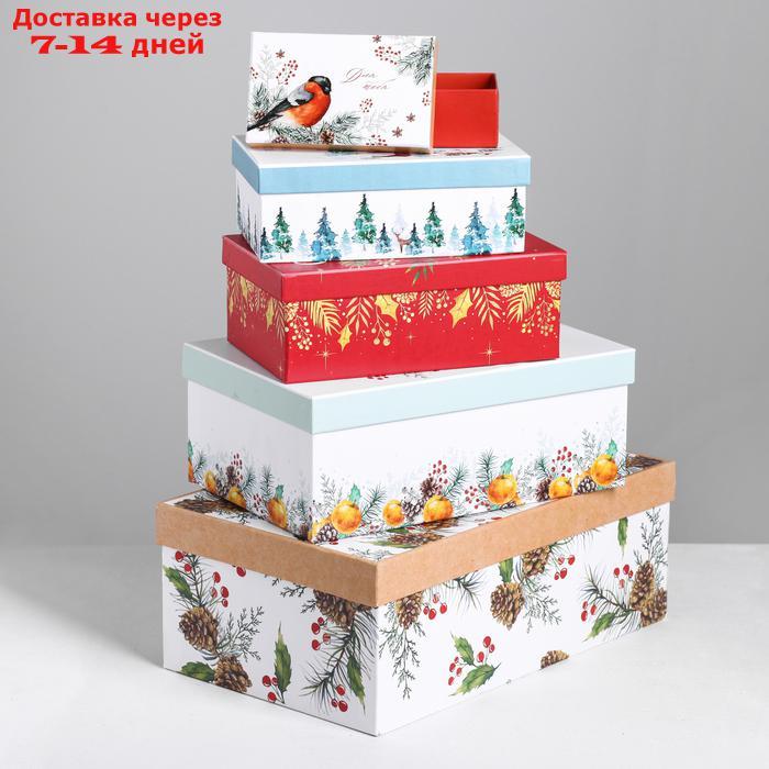 Набор коробок 10 в 1 "Новогодний", 12 х 7 х 4 32.5 × 20 × 12.5 см 4 - фото 4 - id-p224150290