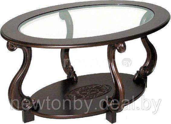 Журнальный столик Мебелик Овация С (темно-коричневый) - фото 1 - id-p224190122