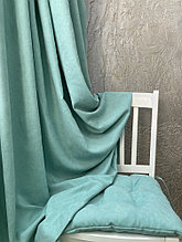 Декоративный чехол на стул с завязками канвас Ника, артикул 7774343-12482