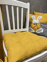 Чехол декоративный на стул с завязками канвас Ника, артикул 7774343-12