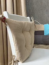 Чехол декоративный на стул с завязками канвас Ника, артикул 7774343-03