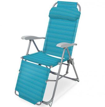 Кресло складное с подлокотниками NIKA шезлонг раскладной кемпинг К3/Б для отдыха рыбалки пикника