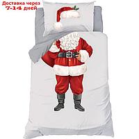 КПБ "Этель" 1,5 сп Santa Claus 143х215 см, 150х214 см, 50х70 см -1 шт, 100 % хлопок, бязь