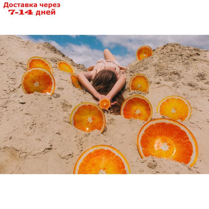 Набор тарелок Доляна "Сочный апельсин", 19 предметов: салатник, 6 десертных тарелок, 6 обеденных тарелок, 6 - фото 6 - id-p224148170