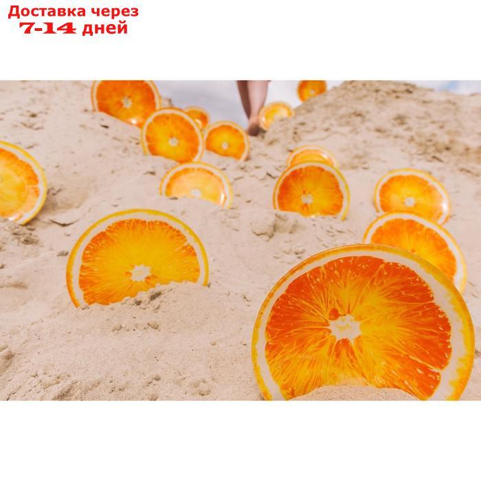 Набор тарелок Доляна "Сочный апельсин", 19 предметов: салатник, 6 десертных тарелок, 6 обеденных тарелок, 6 - фото 7 - id-p224148170