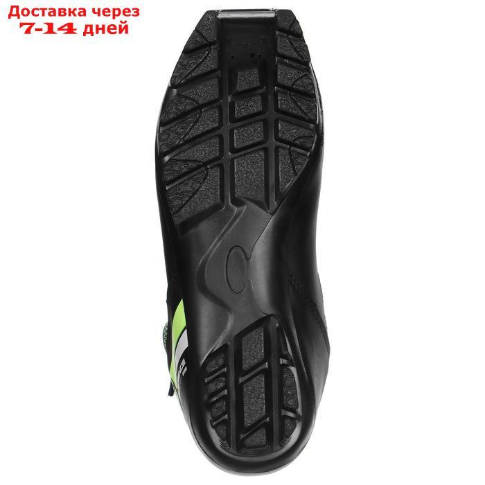 Ботинки лыжные TREK Experience 1 NNN ИК, цвет чёрный, лого зелёный неон, размер 40 - фото 5 - id-p224150390