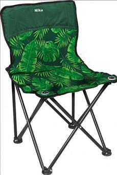 Стул походный туристический складной зеленый Nika ПСП1/2 кресло кемпинговое для пикника рыбалки