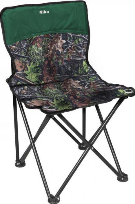 Стул походный туристический складной зеленый Nika ПСП1/3 кресло кемпинговое для пикника рыбалки