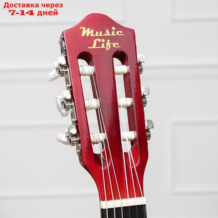 Гитара классическая, цвет санберст, 97см, - фото 3 - id-p224150481