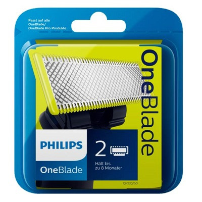 Сменное лезвие Philips OneBlade QP220/50 (2 шт) - фото 1 - id-p222360479