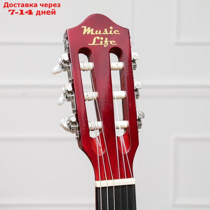Гитара классическая, цвет бежевый, 97см, - фото 3 - id-p224150504