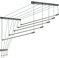 Сушилка для белья Потолочная Comfort Alumin Group 5 прутьев Silver Star алюминий/ серебристый 180 см