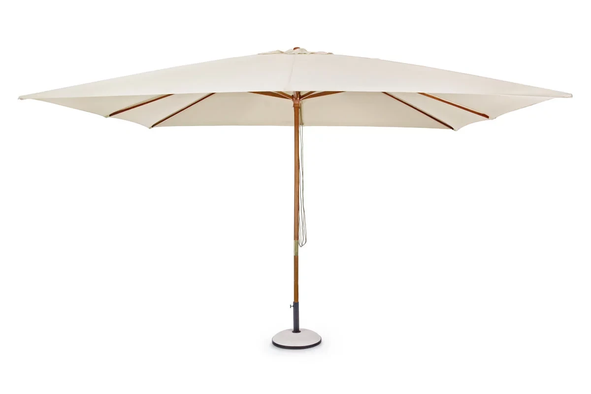Зонт Неаполь 3x4м бежевый - фото 1 - id-p224191426