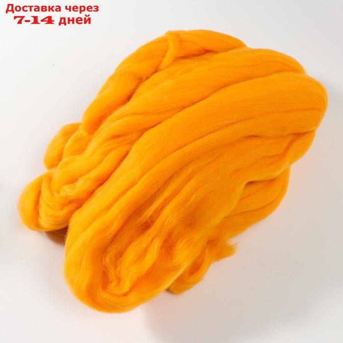 Гребенная лента 100% тонкая мериносовая шерсть 100гр (12 желток) - фото 2 - id-p224150572