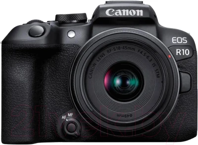 Беззеркальный фотоаппарат Canon EOS R10 Kit RF-S 18-45 IS STM / 5331C009 - фото 1 - id-p224012682