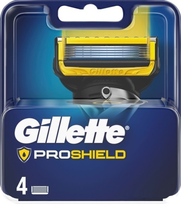 Сменные кассеты для бритья Gillette Fusion5 Proshield (4 шт) - фото 1 - id-p194256980