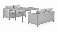 Комплект плетеной мебели T256B S59 (2 дивана + столик)