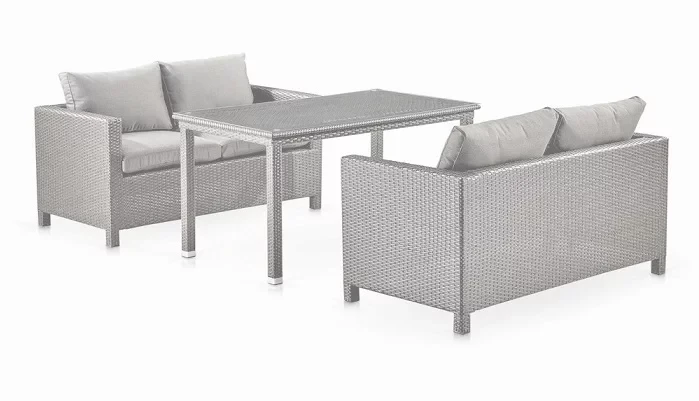 Комплект плетеной мебели T256B S59 (2 дивана + столик) - фото 1 - id-p224191665