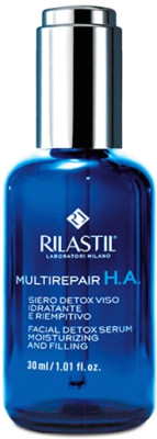 Сыворотка для лица Rilastil Multirepair H.A детокс увлажняющая с эффектом филлера - фото 1 - id-p224187801