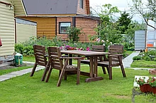 Набор садовый Аида (стол + 4 стула)