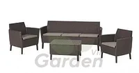 Комплект мебели Salemo 3-Sofa Set, Коричневый