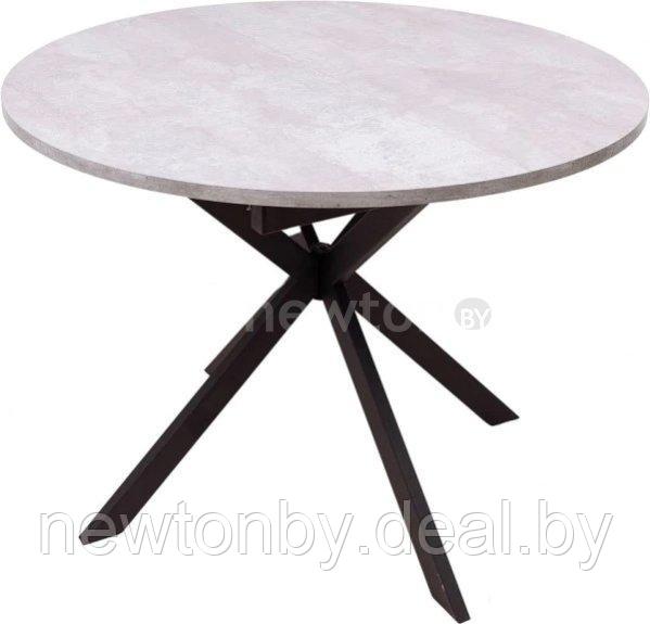 Кухонный стол Leset Капри (цемент/черный) - фото 1 - id-p224189429