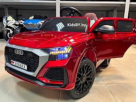 Детский электромобиль RiverToys X008XX (красный глянец) Audi