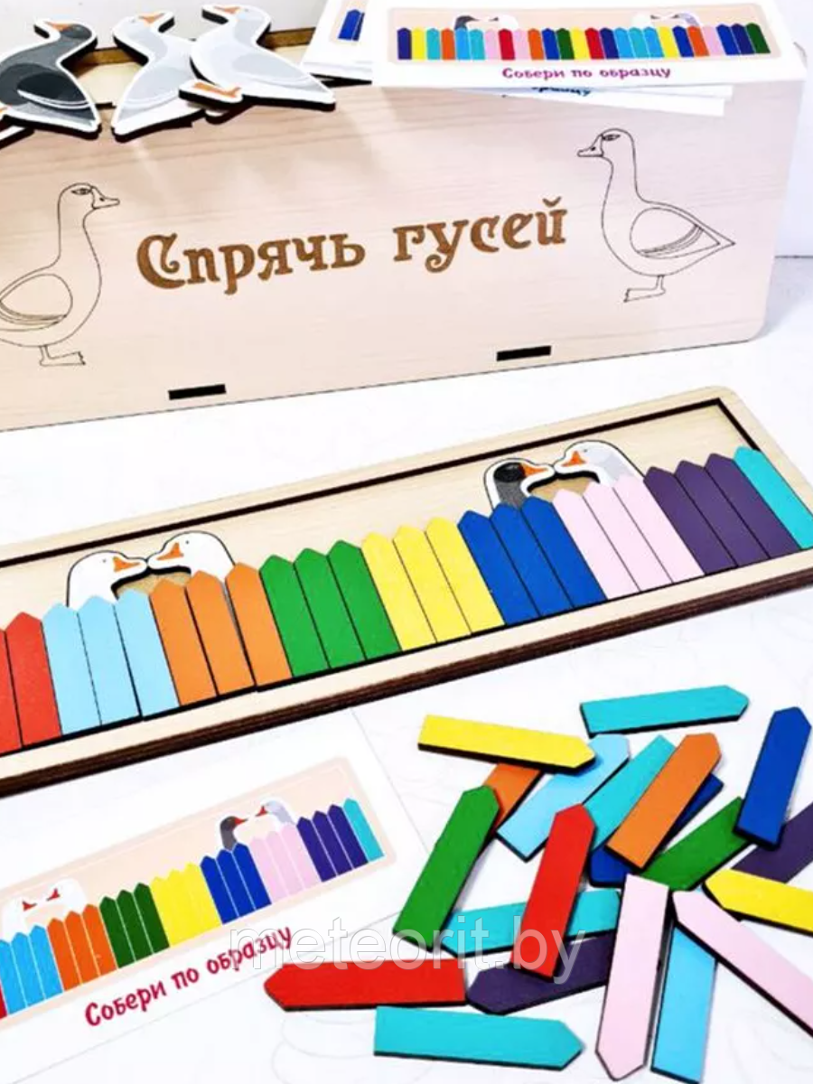 Сортер "Спрячь гусей"