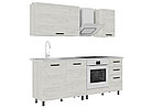 Кухонный гарнитур Адель 2.0м ЛДСП - Дуб крафт белый (МК Стиль), фото 2