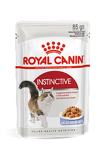 Влажный корм Royal Canin Instinctive  для взрослых кошек (кусочки в желе) 85гр.