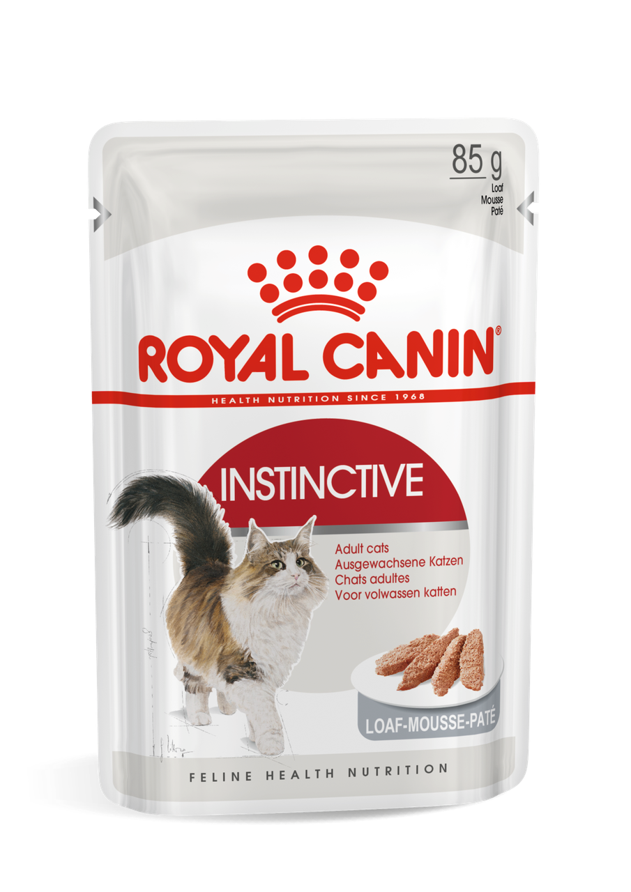 Royal Canin Instinctive влажный корм (в паштете) для взрослых кошек, 85г., (Россия) - фото 1 - id-p224196106