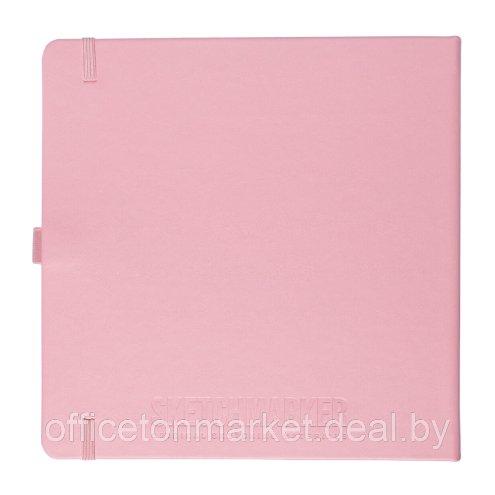 Скетчбук "Sketchmarker", 80 листов, 20x20 см, 140 г/м2, розовый - фото 2 - id-p224194172
