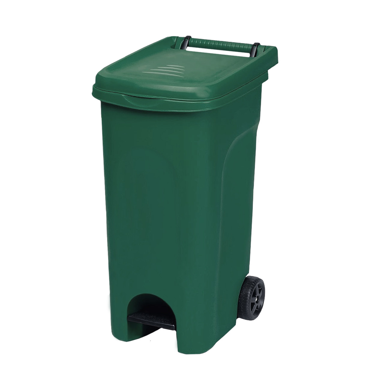 Бак для мусора контейнер Elfplast ЗЕЛЕНЫЙ 80 л.elf 628 - фото 1 - id-p224207150