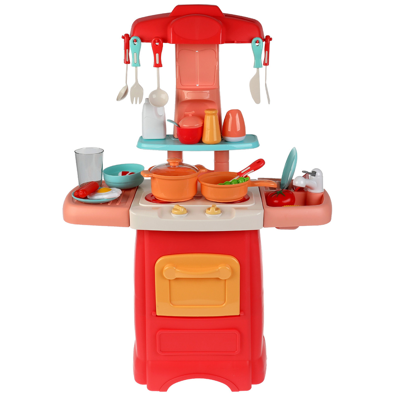 Детский игровой набор Кухня игрушечная с водой, светом, звуком, 29 предметов, игрушка для девочек - фото 1 - id-p224207419