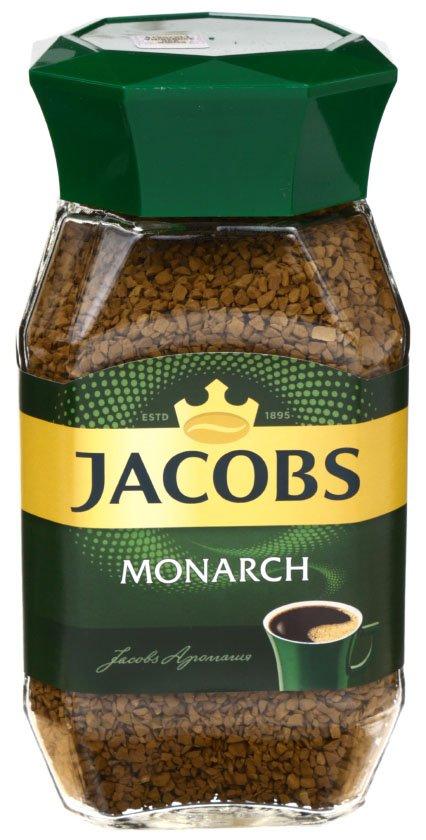 Кофе растворимый Jacobs Monarch 190 г, в стеклянной банке - фото 1 - id-p224207337