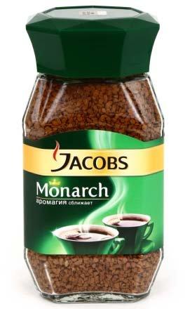 Кофе растворимый Jacobs Monarch 190 г, в стеклянной банке - фото 2 - id-p224207337