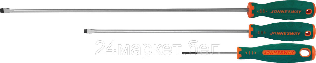 JONNESWAY D71S5250 D71S5250 Отвертка стержневая шлицевая ANTI-SLIP GRIP, SL5.5х250 мм - фото 1 - id-p224215037