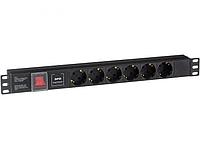 Розетка ExeGate ServerPro PDU-19H607 Al-6S-C14-SW-SPD1 EX280832RUS