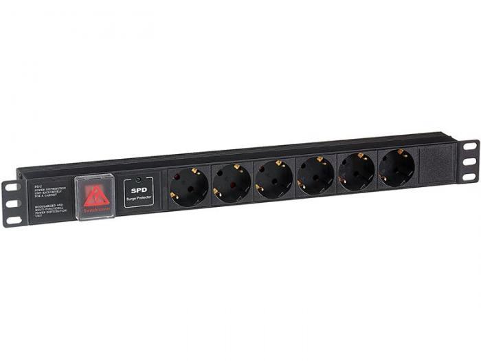 Розетка ExeGate ServerPro PDU-19H607 Al-6S-C14-SW-SPD1 EX280832RUS - фото 1 - id-p224220367