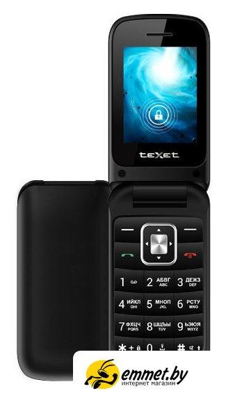 Кнопочный телефон TeXet TM-422 (черный) - фото 1 - id-p224221146