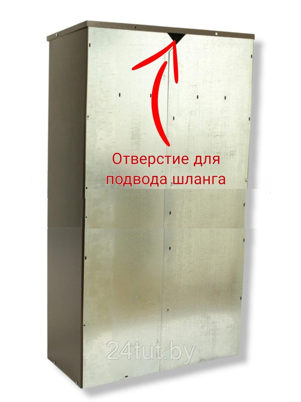 Шкаф для газовых баллонов двойной (на 2 баллона 50л) высота 1,4 метра, цвет АНТИЧНЫЙ - фото 3 - id-p220148709