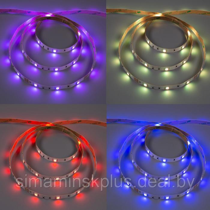 Комплект светодиодной ленты Volpe 3 м, IP20, SMD5050, 30 LED/м, 12 В, RGB - фото 3 - id-p224220631