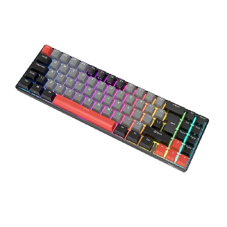 Беспроводная клавиатура Royal Kludge RK71 ISO RGB (черный, RK Brown) - фото 5 - id-p215365640