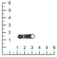 Бегунок № 3 322 черный на витую молнию 1,26 Р