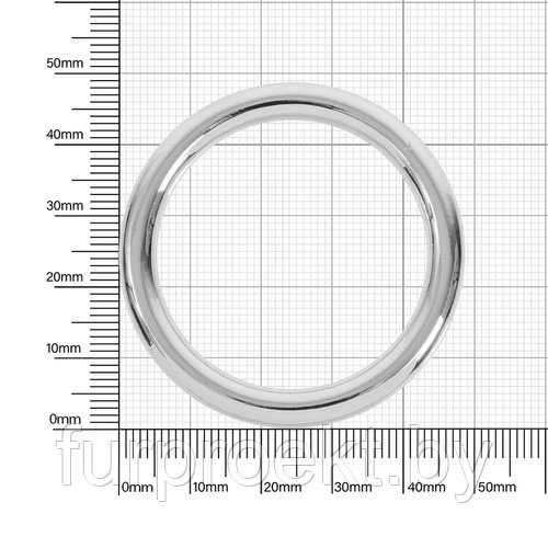 Кольцо литое А-030 (1344) никель полир 40 мм